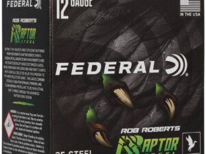 Federal Rob Roberts Raptor Steel Shotshells 12ga 3" 1-3/8oz 1400 fps #4 25/ct