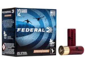 Federal Speed-Shok High Velocity Steel Shotshells 12ga 3" 1-1/8oz 1550 fps #BB Shot 25ct