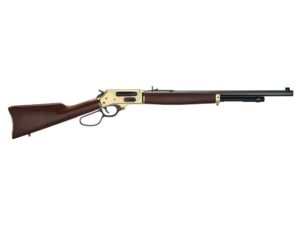 Henry Brass Lever Action Side Gate Rifle .45-70 4rd Magazine 22" Octagon Barrel with Large Loop