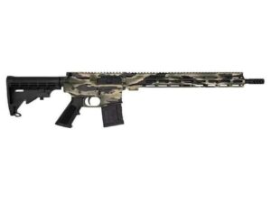 GLFA .223 Wylde Rifle .223 Wylde 30rd Magazine 16" Threaded Barrel Green Camo with 15.25" Handguard