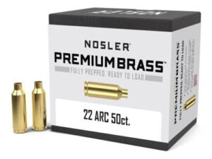 Nosler Unprimed Boxed Brass 22 ARC (50ct)