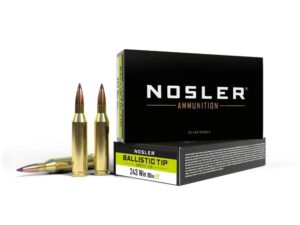 Nosler Ballistic Tip Hunting Rifle Ammunition .243 Win 90gr PT 3100 fps 20/ct