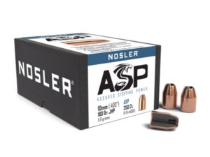 Nosler Sporting Handgun Pistol Bullets 10mm .400" 180 gr JHP 250/ct