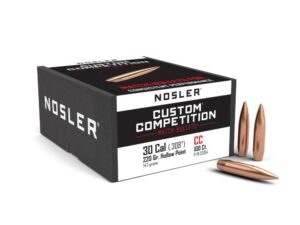 Nosler Custom Competition Rifle Bullets .30 cal .308" 220 gr HPBT 100/ct