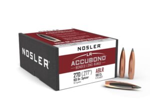 Nosler AccuBond Long Range Rifle Bullets .270 cal .0277" 165 gr ABLR 100/ct