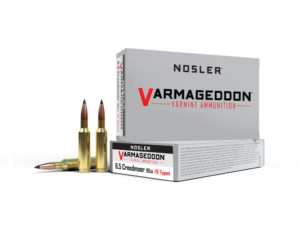 Nosler Varmageddon Rifle Ammunition 6.5mm Creedmoor 90gr FB Tipped 3300 fps 20/ct