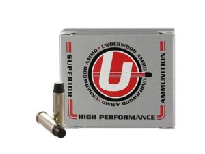 Underwood Ammo Hard Cast Keith Handgun Ammunition 38 Spl (+P) 158gr LSWC 1250 fps 20/ct