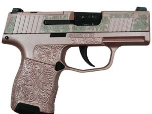 Sig Sauer "Guns & Roses Rose Gold" P365 Optic Ready Handgun 9mm Luger 10rd Magazines(2) 3.1" Barrel X-RAY 3 Sights