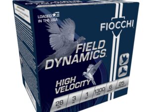 Fiocchi High Velocity Shotshells 28 ga 3" 1 oz 1300 fps #6 25/ct
