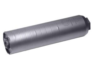 Q Trash Panda Quick Attach Suppressor 7.62mm Titanium 5/8x24  5.7" Length Bead Blast Finish Cherry Bomb Mount