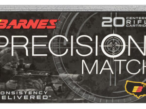 Barnes Bullets 30814 Precision Match  6mmCreedmoor 112gr Open Tip Match Boat Tail 20 Per Box/10 Case
