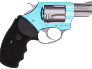 Charter Arms 53860 Undercover Lite Santa Fe Sky Small 38 Special, 5 Shot 2" Stainless Steel Barrel & Cylinder, Turquoise Aluminum Frame w/Black Finger Grooved Rubber Grip, Exposed Hammer