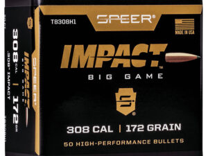 Speer TB308H1 Impact  30Cal 172gr Speer Impact 50 Per Box/5 Case