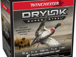 Winchester Ammo XSC102 Drylok Super Steel Magnum 10Gauge 3.50" 1 5/8oz 2Shot 25 Per Box/10 Case