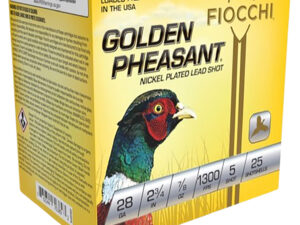 Fiocchi 28GP5 Golden Pheasant Extrema 28Gauge 2.75" 7/8oz 5Shot 25 Per Box/10 Case