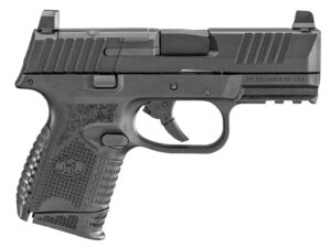 FN 66100572 509C MRD Compact Frame9mm Luger 10+1 3.70" Black Recessed Target Crown Steel Barrel, Black PVD Optic Ready/Serrated Steel Slide & Polymer Frame w/Picatinny Rail,  Ambidextrous