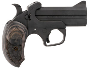 Bond Arms BABJ Black Jack  45 Colt (LC) 410 Gauge 2rd Shot 3.50" Black Black Steel Frame Black Ash Grips Features Silver Spade Above Hinge