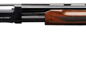 Charles Daly 930200 301 Full Size 20 Gauge Pump 3" 4+1 26" Blued Vent Rib Barrel, Black Anodized Aluminum Grooved Receiver, Fixed Gloss Wood Stock, Right Hand, Beretta/Benelli Mobil Choke System