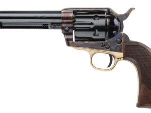 Pietta HF45ALC512NMCW 1873 Great Western II Alchimista II 45 Colt (Long Colt) 6rd 5.50" Blued Steel Barrel & Cylinder, Color Case Hardened Steel Frame, Checkered Walnut Army Grip, Exposed Hammer