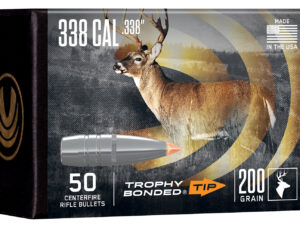 Federal PB338TT200 Premium  338Cal 200gr 50 Per Box/4 Case