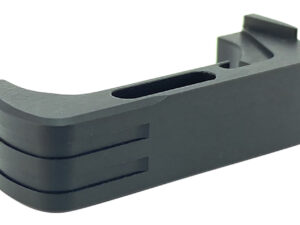 Cross Armory CRG5MCBK Mag Catch  Extended Compatible w/Glock Gen4-5 Black Anodized Aluminum