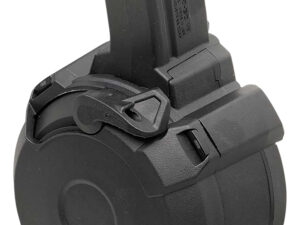 Magpul MAG1181BLK PMAG  Black Drum 50rd 9mm Luger for H&K MP5/94
