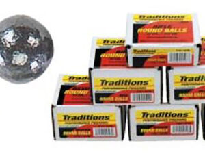 Traditions A1644 Rifle Round Balls  50Cal Lead Ball 177gr 100/Box