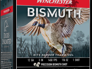 Winchester Ammo SWB1231 Bismuth  12Gauge 3" 1 3/8oz Tin Plated Bismuth 1Shot 25 Per Box/10 Case