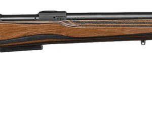 CZ-USA 07503 CZ 600 Range Full Size 308 Win 5+1, 24" Black Nitride Steel Threaded Barrel, Drilled & Tapped Receiver, Black Brown & Gray Laminate Fixed w/Adj Cheek Rest Stock, Right Hand