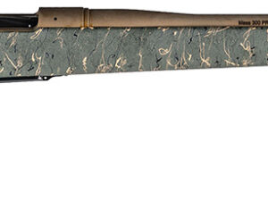 Christensen Arms 8010200700 Mesa Long Range 308 Win 4+1 24" Threaded Barrel, Burnt Bronze Cerakote, Green with Black/Tan Webbing Stock