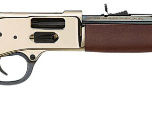 Henry H006GML Mare's Leg Side Gate 44 Mag/44 Special 5+1 12.90" Blued Octagon Barrel, Polished Hardened Brass Receiver, American Walnut Furniture