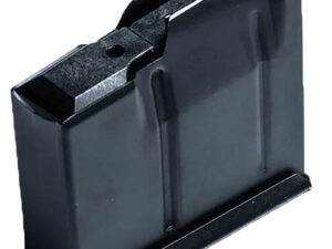 Mdt Sporting Goods Inc 102014BLK AICS Magazine  5rd 308/6.5 Creedmoor Short Action Black Steel w/ Binder Plate