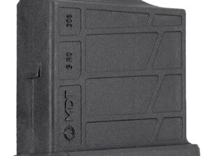 Mdt Sporting Goods Inc 105026BLK AICS Magazine  5rd Extended 6.5 Creedmoor/308 Win Short Action Black Polymer