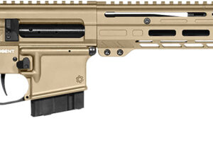 CMMG 28A490FCT Dissent MK4 22 ARC 10+1 16.10" Coyote Tan Cerakote Picatinny Rail Aluminum Receiver, M-LOK Handguard, Black CMMG Dissent Side Folding Stock, Zeroed Drop-In Single Stage Trigger