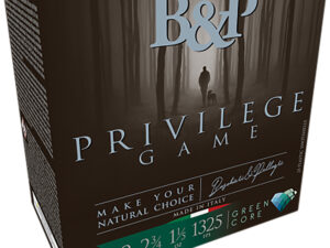 B&p Ammunition 12B15PG6 Privilege Game  12Gauge 2.75" 1 1/5oz 6Shot 25 Per Box/10 Case