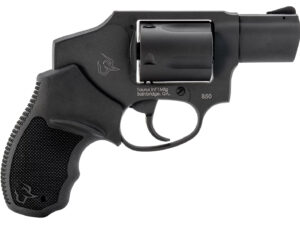 Taurus 2-850121 850  Small 38 Special 5 Shot 2" Matte Black Alloy Steel Barrel, Cylinder & Frame, Black Rubber Grip, Transfer Bar Safety, Concealed Hammer