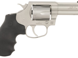 Colt Mfg KCOBRASM3BB King Cobra  Small 357 Mag 6 Shot 3" Matte Stainless Steel Barrel, Cylinder Frame, Black Hogue Overmolded Grips, Exposed Hammer