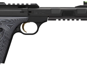 Browning 051597490 Buck Mark Contour Pro 22 LR 10+1 5.90" Matte Black Gray/Black G-10 Grip