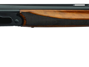 Charles Daly 930395 202E  20 Gauge Break Open 3" 2rd 26" Black Over/Under Vent Rib Barrel, Black Engraved Steel Receiver, Fixed w/Pistol Grip Walnut Stock