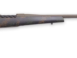 Weatherby MBC20N300PR8B Mark V Backcountry 2.0 300 PRC 3+1 28" Patriot Brown Cerakote Fluted Barrel/Peak 44 Blacktooth Carbon Fiber w/ Dark Green/Brown Sponge Stock