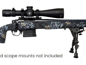 Horizon Firearms RF017S132214T19 Vandal Prime 6 Creedmoor 22" Black Spiral Fluted Threaded Barrel, Drilled & Tapped Receiver, Textured Iota EKO Carbon Fiber Stock