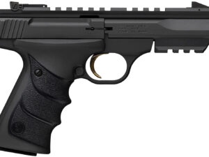 Browning 051602490 Buck Mark Black Label URX 22 LR 10+1 5.50" Matte Blued Contoured Barrel, Matte Black Serrated Slide, Matte Black Aluminum Frame w/Picatinny Rail, Black UFX Overmolded Grip