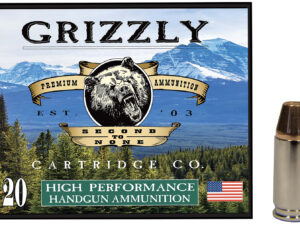 Grizzly Ammo GC9M+P19mm+P Luger 124gr Full Metal Jacket Flat Point 20 Per Box/10 Case