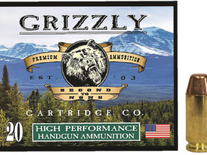 Grizzly Ammo GC40SW5   40S&W 200gr Full Metal Jacket Flat Point 20 Per Box/10 Case
