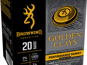 Browning Ammo BGC207 Golden Clays  20Gauge 2.75" 7/8oz 7.5Shot 25 Per Box/10 Case