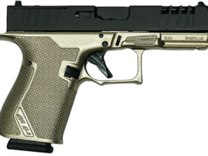 Great Lakes Firearms GL19GPLT Striker  Compact Frame 9mm Luger 15+1 4" Black Nitride Barrel, Optic Cut/Serrated/Window Cut Slide, Polymer Frame, RMR Footprint, Ambidextrous