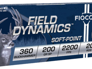 Fiocchi 360BHB Field Dynamics  360Buckhammer 200gr Soft Point 20 Per Box/10 Case
