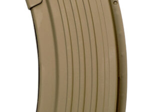 Global Ordnance LLC 810091157435   20rd Fully Ribbed 7.62x39mm Fits AK-47 FDE Steel