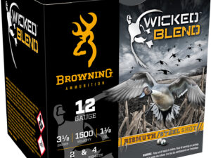 Browning Ammo B193431242 Wicked Blend  12Gauge 3.50" 1 1/2oz 2/4BI Shot 25 Per Box/10 Case