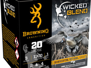 Browning Ammo B193432032 Wicked Blend  20Gauge 3" 1oz 2/4BI Shot 25 Per Box/10 Case